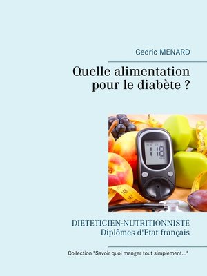 cover image of Quelle alimentation pour le diabète ?